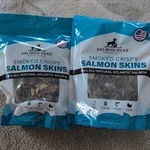 Salmon Snax Smoked Crispy Skins Dog Treats 12OZ Made Usa Exp 03/2027. Fixed Price $34.99.