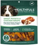 2-HEALTHFULS Chicken Wrapped Sweet Potato Dog Treats, 16OZ, 32 Total. Fixed Price $17.99.