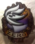 Zero Ghost Dog Nightmare Before Christmas Wood Plaque Table Wall Hanging Disney. Fixed Price $23.95.