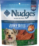 Nudges Jerky Bites Dog Treats, Made The Usa With Natural Ingredients, Bite-si. Fixed Price $11.99.