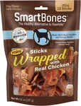 Smartbones Mini Chicken-wrapped Sticks For Dogs With Real Peanut Butter, Rawhide. Fixed Price $11.62.