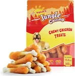 Jungle Calling Chewy Chicken Dog Treats Rawhide Free Real Calcium Bone,. Fixed Price $24.79.