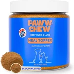 Paww Chew Beef Liver Food Toppers For Dogs & Cats - Lung. Fixed Price $27.38.
