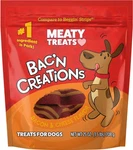 Meaty Treats Bac'n Creations Bacon & Cheese Dog Select Size:: 25 Oz.. Fixed Price $20.19.