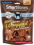 Smartbones Mini Chicken-wrapped Sticks For Dogs With Real Peanut Butter, Rawhide. Fixed Price $14.06.