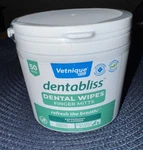 Vetnique Dentabliss - Dog Teeth Cleaning Finger Mitt Dental Wipe Plaque.... Fixed Price $18.00.