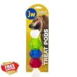 Jw Pet Evertuff Treat Pod Dog Toy Small 7" Orange Green Blue. Fixed Price $20.00.