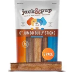 Jackpup 6-INCH Jumbo Bully Sticks Pack Single Ingredient, Extra Thick Pizzl.... Fixed Price $62.31.