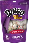 Dingo Mini Bones Chicken Wrapped Rawhide Chews For Small Dogs 4.8 Ounce Pack. Fixed Price $10.69.