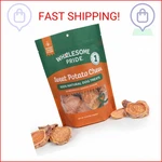 Wholesome Pride Sweet Potato Chews 100% All-natural Single Ingredient Dog Treats. Fixed Price $17.99.