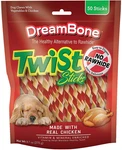 Dreambone Twist Sticks Chews For Dogs, 50 Count, Rawhide-free Treats. Fixed Price $13.89.