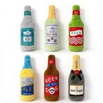 Squeaky Plush Dog Toy Wine Bottle Chew For Puppies Interactive Funny Pet. Fixed Price $17.09.