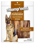 Chomp'ems Purehide Sticks Healthy Natural Rawhide Dog Chew, 12 Oz. Fixed Price $28.38.