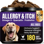 Dog Allergy & Relief Chews With Probiotics Anti-itch Pet. Fixed Price $17.66.