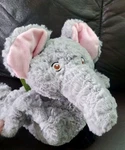 Jolly Pets 20" Elephant Tug Dog Toy W/jumbo Squeaker & Crinkle Ears, Grey New. Fixed Price $19.99.