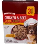 Beefeaters Chicken & Chunks In Gravy Dog Food 1 Pk Of 3-3OZ POUCHES-SHIP24. Fixed Price $14.88.