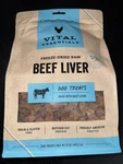 Vital Essentials Beef Liver Dog Treats, 15 Oz Fresh With Expiration Of 6/2027. Fixed Price $18.99.