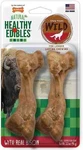 Nylabone Healthy Edibles Wild Flavors Chew Treat Bones For Adult Dogs - 2 Pk. Fixed Price $11.99.