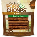 Pork Chomps 15 Count Dog Chews Rawhide Alternative Oven Baked Skin Twists. Fixed Price $15.69.