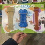 Nylabone Fun And Flexi Dog Toys, 3-COUNT For Light Moderate Chewers. Fixed Price $22.99.