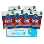 Blue Buffalo Stix Chicken Recipe Pepperoni Dog Treats 5OZ Pack Of 6. Fixed Price $52.09.