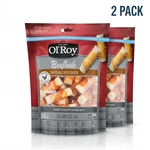 Ol' Roy 36 Count Chicken Wrapped Rawhide Rolls Dogs Beefhide Chews 20.95 Oz. Fixed Price $46.50.