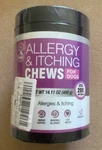 Ttlxrl Allergy And Itching Chews For Dogs, 200PC, Chicken Flavored. Fixed Price $21.00.