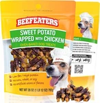 Beefeaters Dog Treats Sweet Potato Chews 28 Oz Resealable Bag Rawhide-free Jer. Fixed Price $21.99.