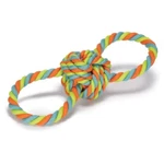 Dog Rope Toys Tough Colorful Figure 8 Knot Ball Center Dental Chew Tugger 11". Fixed Price $13.89.