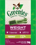 Greenies Weight Management Dental Dog Treats Teenie 96 Count 27 Oz Exp 12/26. Fixed Price $25.00.