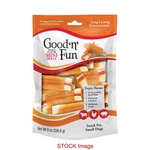 Good Fun Triple Flavor Mini Rolls, Long Lasting Dog Chews, 8 Oz. Fixed Price $12.00.