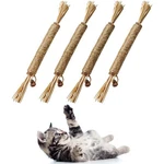 4 Pack Natural Silvervine Sticks For Cats - Chew Toys Kittens Teeth Brown. Fixed Price $8.31.