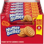 Nutter Butter Peanut Sandwich Cookies, King Size, 103.5 Oz Snack Packs. Fixed Price $22.54.