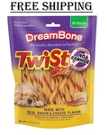 Dreambone Chicken & Vegetable Twist Sticks Rawhide Free Treats For Dogs 50 Count. Fixed Price $20.89.