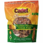 Cadet Gourmet Sweet Potato Steak Fries 2LB Bag Chews Natural Dog Treats #01387. Fixed Price $29.99.
