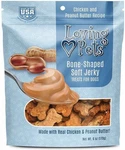 Dog, Loving Pets Bone-shaped Soft Jerky Treats Peanut Butter (6 Oz). Fixed Price $22.90.