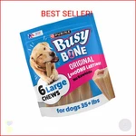 Purina Busy Bone Adult Dog Chew Treats, Original - 6 Ct. Pouch. Fixed Price $14.21.