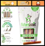 Natural Beef Bully Sticks For Dogs 5-6" (8OZ) Long Lasting Chews Aggressiv. Fixed Price $44.99.