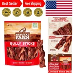 Odor-free Braided Bully Sticks Count Of 100% Grass-fed Beef Chews. Fixed Price $101.64.