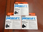 New Panacur Canine Dewormer Each Treats 40 Lbs (3 Packets) Exp 6/27. Fixed Price $37.50.