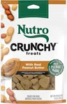 Nutro Crunchy Dog Treats With Real Peanut Butter, 10 Oz. Bag. Fixed Price $10.44.