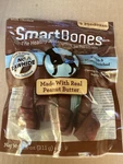 Smartbones Peanut Butter Dog Chew, Medium, 11.0 Oz 4 Pieces/pack. Fixed Price $6.99.