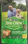 Purina Dog Chow Food 4.4 Lb Bag, Complete Adult Chiquen Flavor. Fixed Price $29.99.