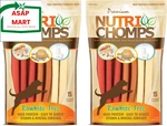 Nutrichomps Dog Chews, 5-INCH Twists, Easy To Digest, Rawhide-free Treats. Fixed Price $24.37.