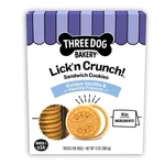 Three Dog Bakery Lick'n Crunch! Golden & Vanilla Sandwich Cookies, Treat,.... Fixed Price $10.13.