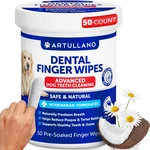 Dog Teeth Cleaning Wipes - 50 Dental Care Finger Toothbrus.... Fixed Price $14.99.