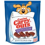 Canine Carry Outs Bacon Flavor Dog Treats, 47OZ Bag. Fixed Price $14.99.