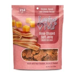 Loving Pets Bone-shaped Soft Jerky Dog Treat Chicken, Bacon & Cheese 6 Oz.. Fixed Price $10.99.