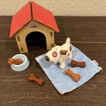Haba Little Friends Lucky - With Doghouse & Wooden Bones No Orig Box. Fixed Price $6.00.