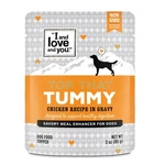"" Top That Tummy Wet Dog Food Pouch, Chicken Recipe In Gravy, 3 Oz (pack Of 12). Fixed Price $30.40.
